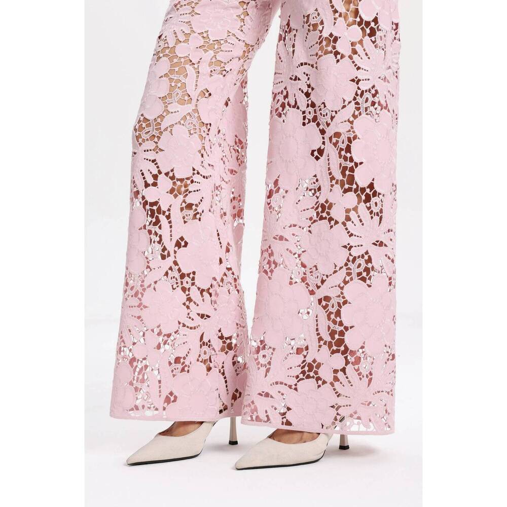 NEW BAYEAS flora high rise wide leg jeans in lavender pink - Picture 7 of 7